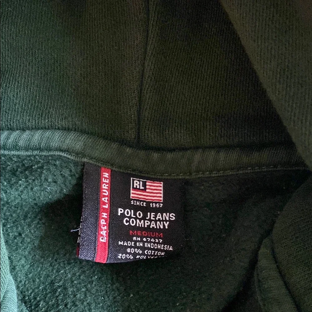Polo Ralph Lauren Green Hoodie - Picture 2 of 6